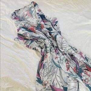 Floral Sleeveless Jumpsuit